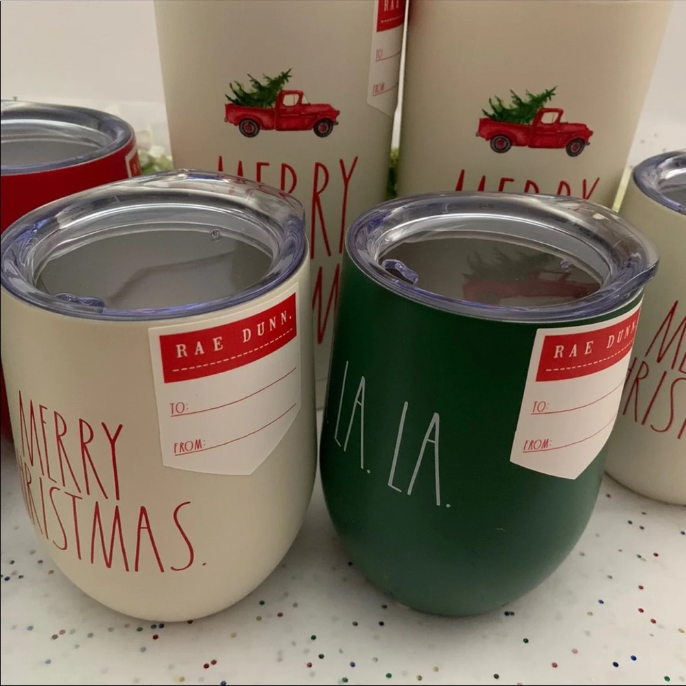 Rae Dunn Christmas Tumblers - Picture 2 of 9